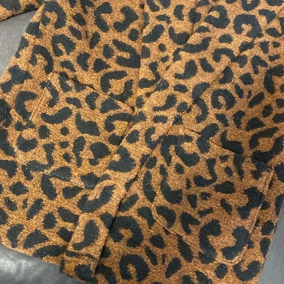 Express Leopard print Cardigan Jacket - Picture 3 of 4